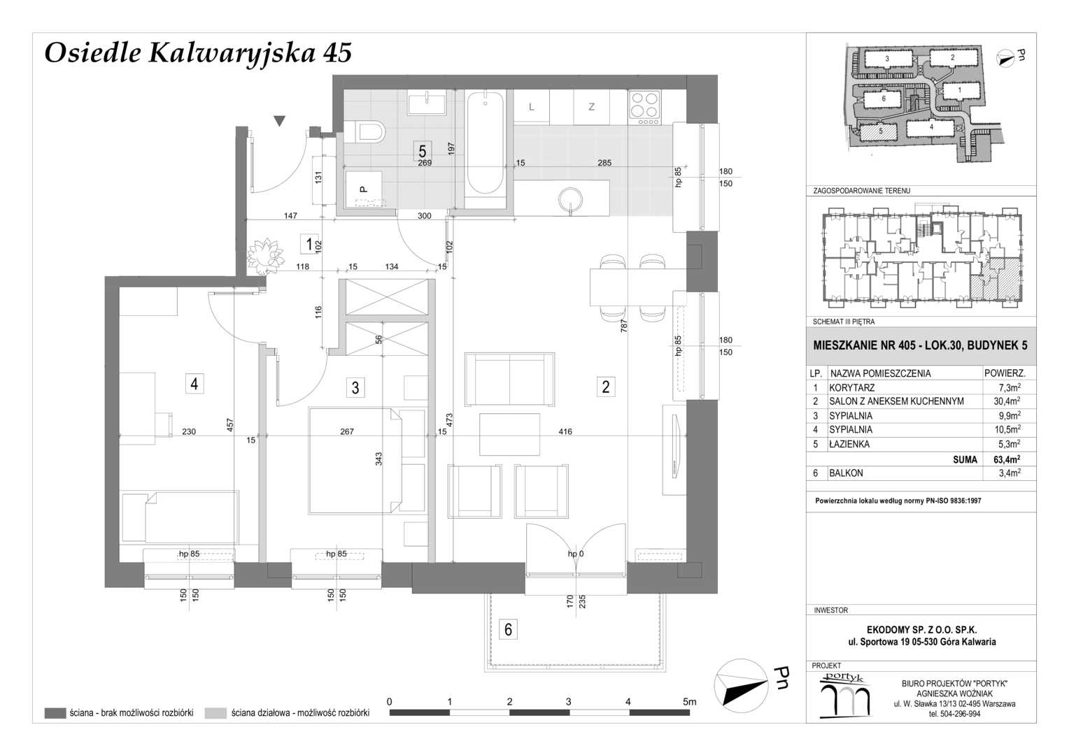 Mieszkanie w inwestycji: Osiedle Kalwaryjska 45
