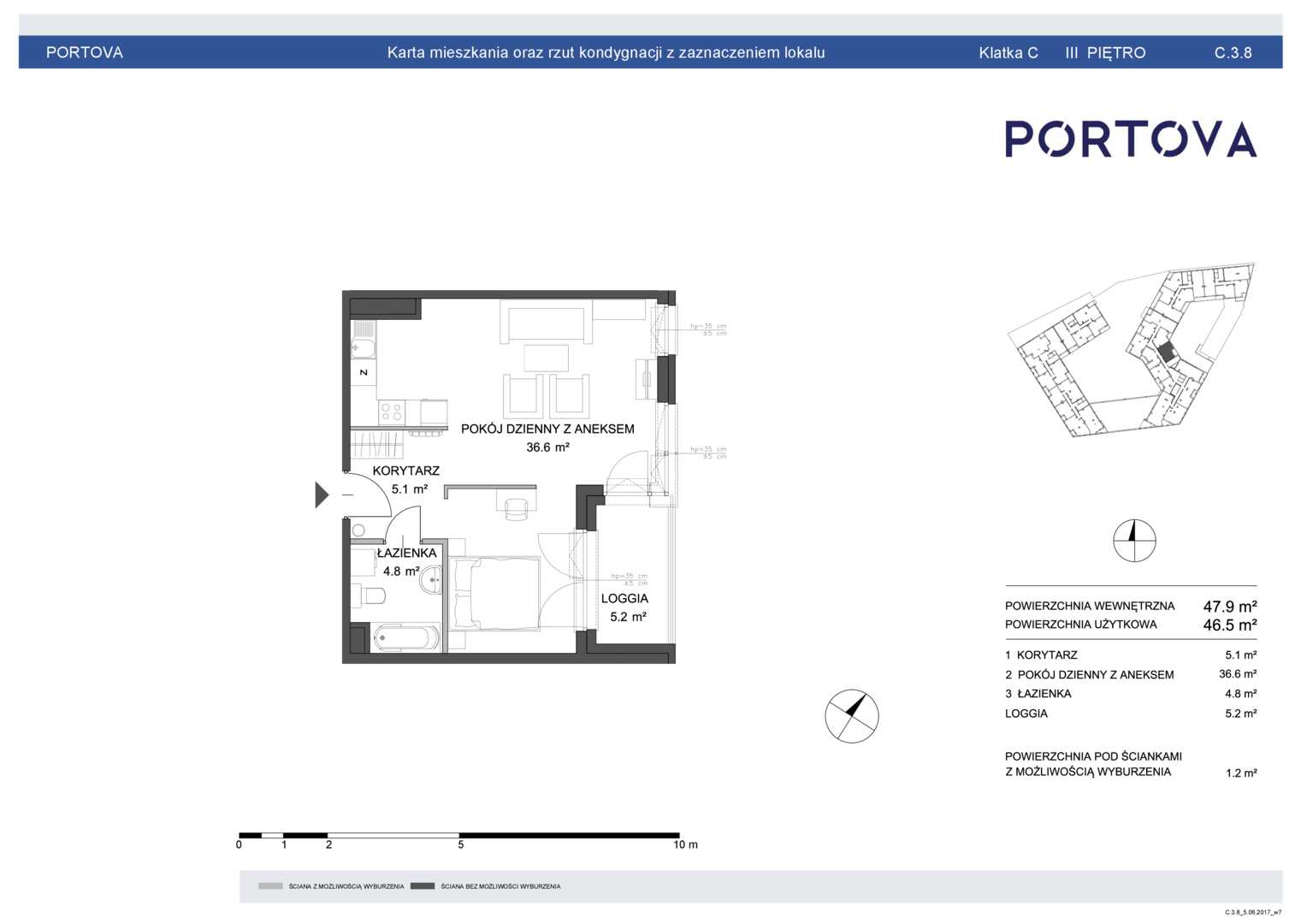 Mieszkanie w inwestycji: Portova