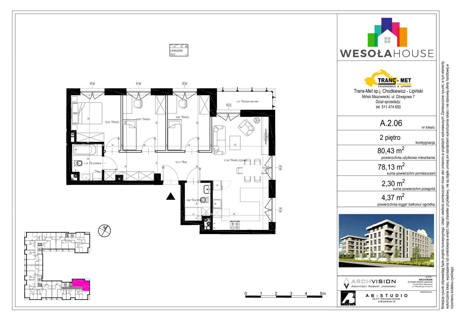 Mieszkanie w inwestycji: Wesoła House
