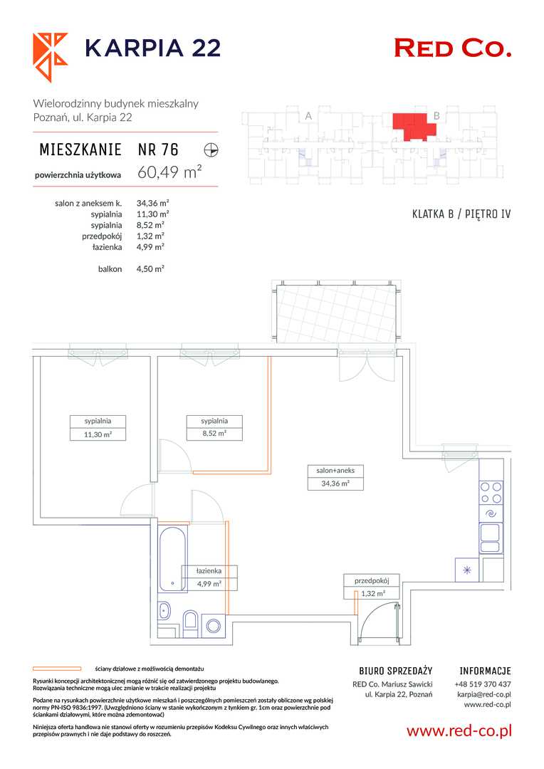Mieszkanie w inwestycji: Karpia 22
