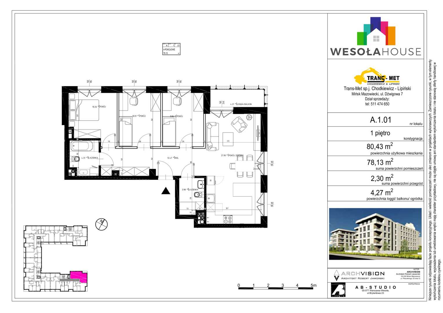 Mieszkanie w inwestycji: Wesoła House
