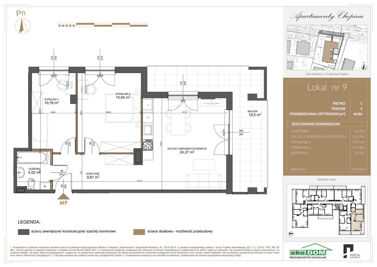 Mieszkanie w inwestycji: Apartamenty Chopina