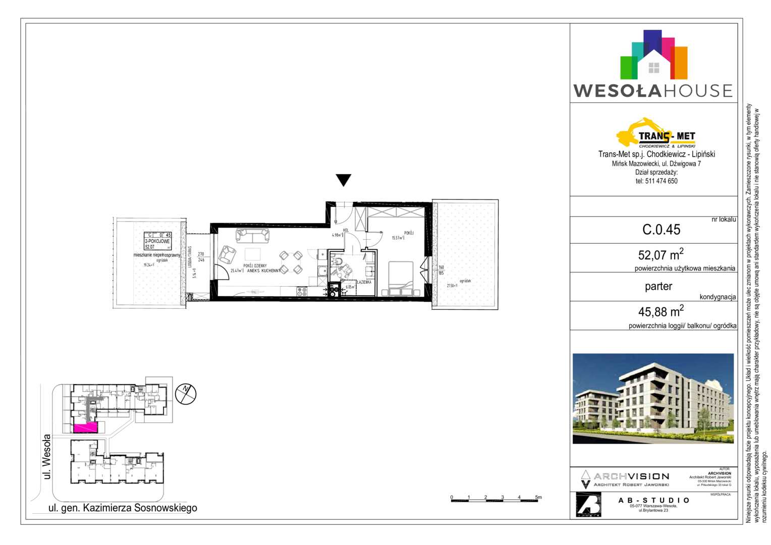 Mieszkanie w inwestycji: Wesoła House