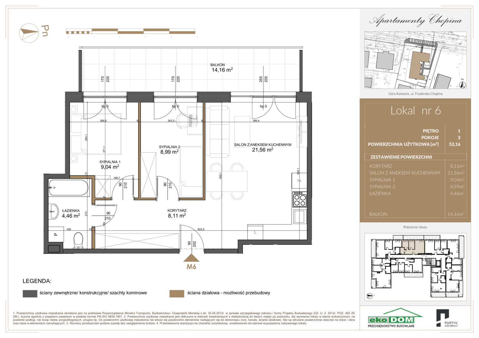 Mieszkanie w inwestycji: Apartamenty Chopina
