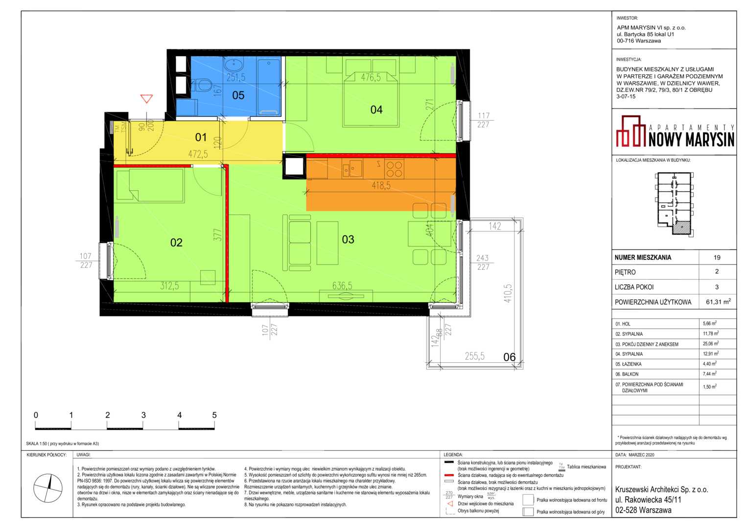 Mieszkanie w inwestycji: Apartamenty Nowy Marysin VIa